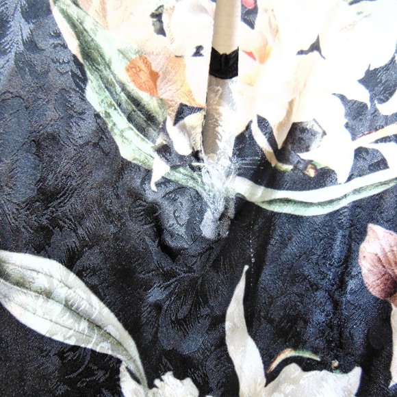 CITI CHIC JUMPSUIT MIDNIGHT FL Black XXL/24 - Picture 5 of 7